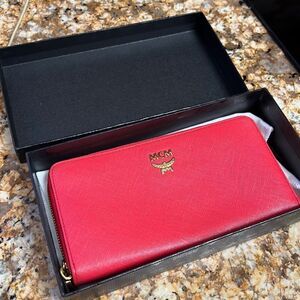 Mcm Saffiano Wallet